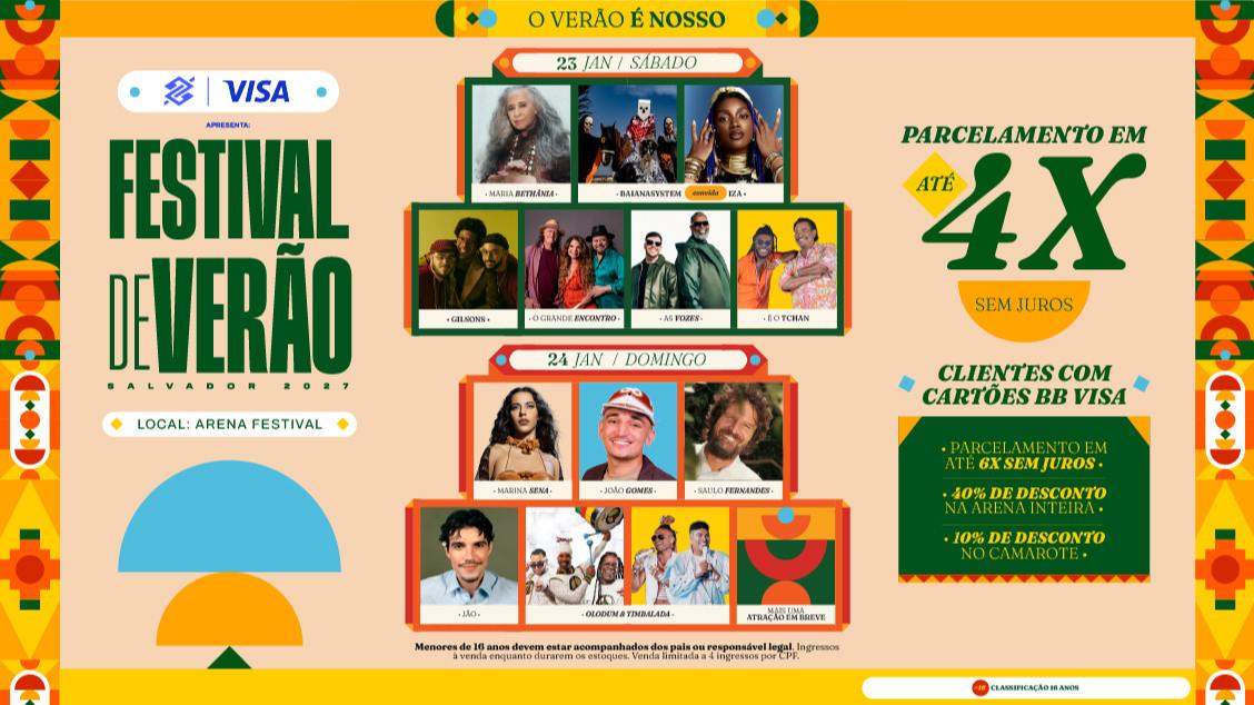 Imagem do evento Festival de Verão de Salvador 2027