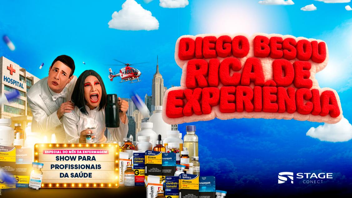 Imagem do evento Diego Besou em Cuiabá, MT  Rica de Experiência