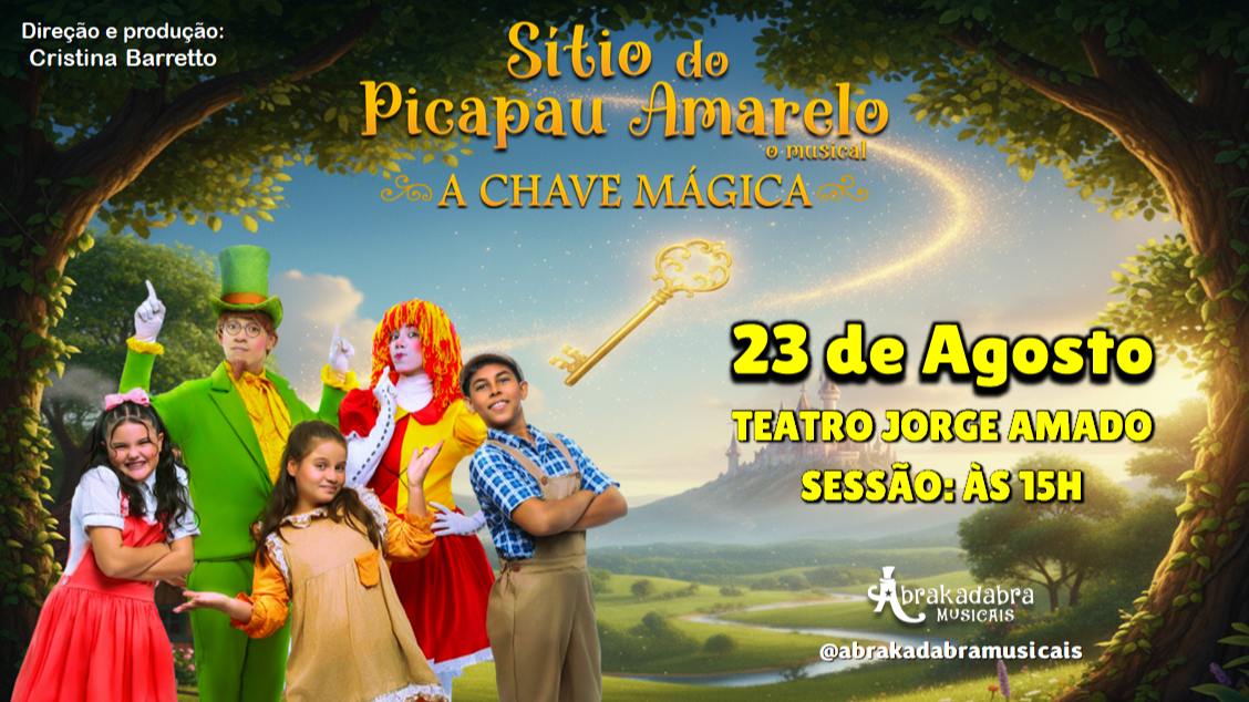Imagem do evento O SÍTIO DO PICAPAU AMARELO - A CHAVE MÁGICA 