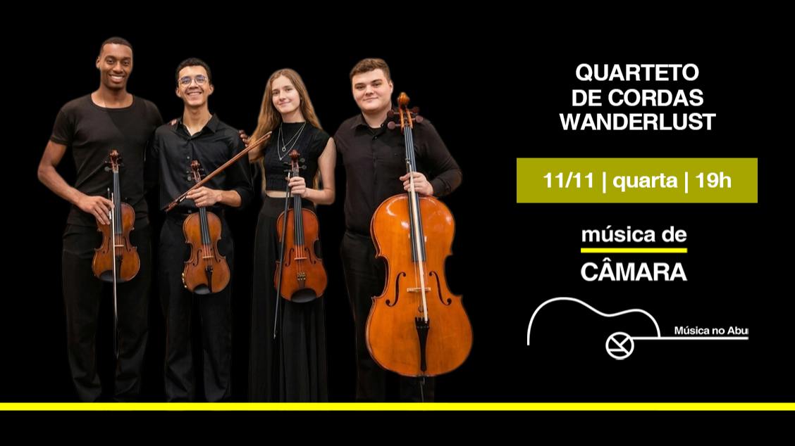 Imagem do evento Música de Câmara Quarteto Wanderlust