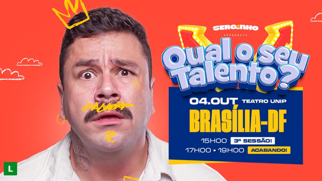 Imagem do evento SERGINHO LACERDA - VIDA DE PAI - BRASILIA/DF