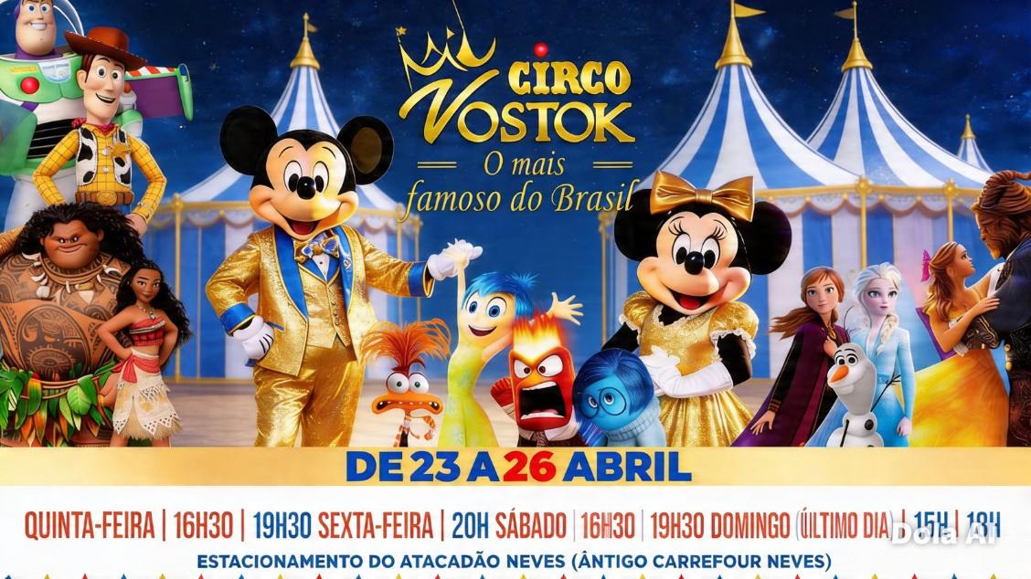 Imagem do evento DISNEY SHOW -CIRCO VOSTOK