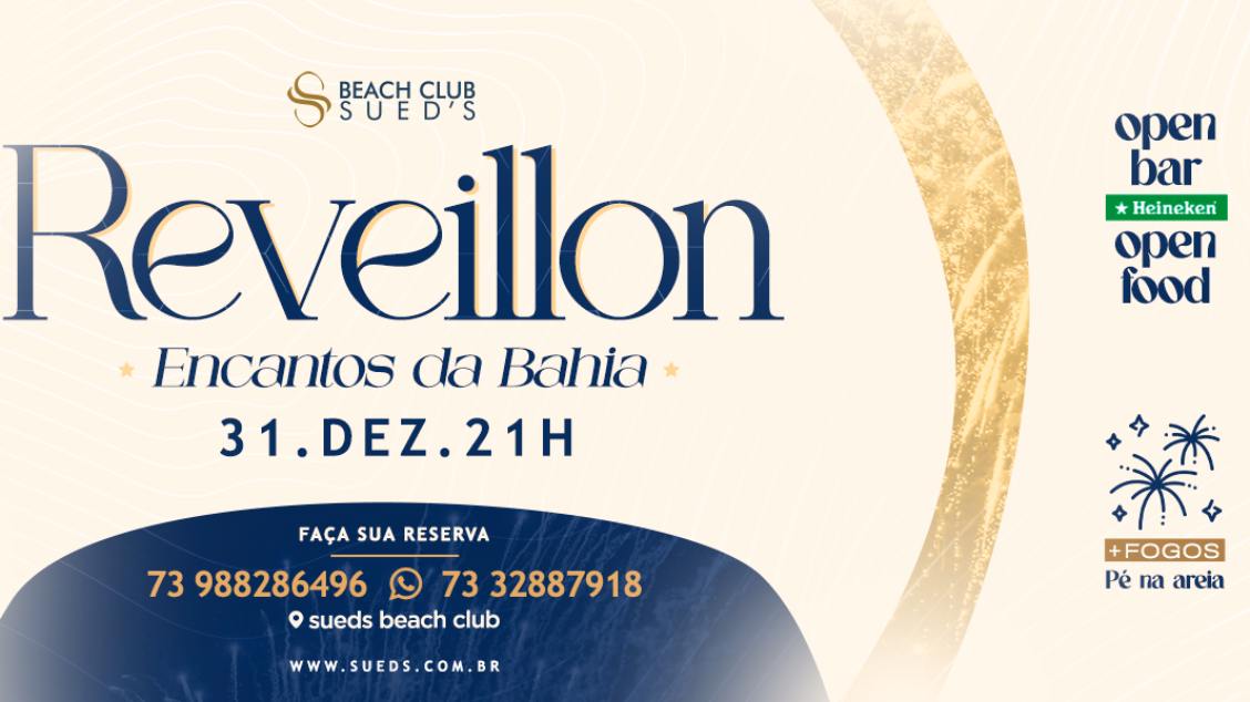 Imagem do evento Réveillon Sued`s Encantos da Bahia 2026