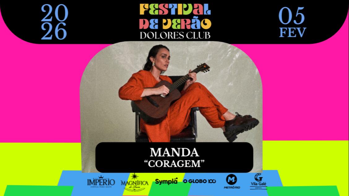 Imagem do evento MANDA canta: 'CORAGEM'  05.02