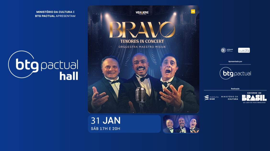 Imagem do evento BRAVO Tenores in Concert