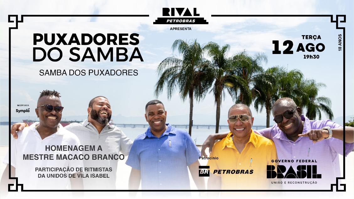 Imagem do evento GRUPO PUXADORES DO SAMBA NO SHOW “SAMBA DOS PUXADORES”