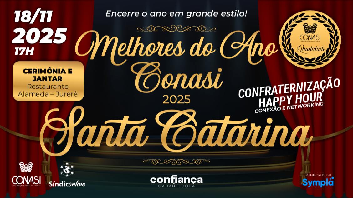 Imagem do evento Dia do Síndico - Melhores do Ano 2025 - Santa Catarina