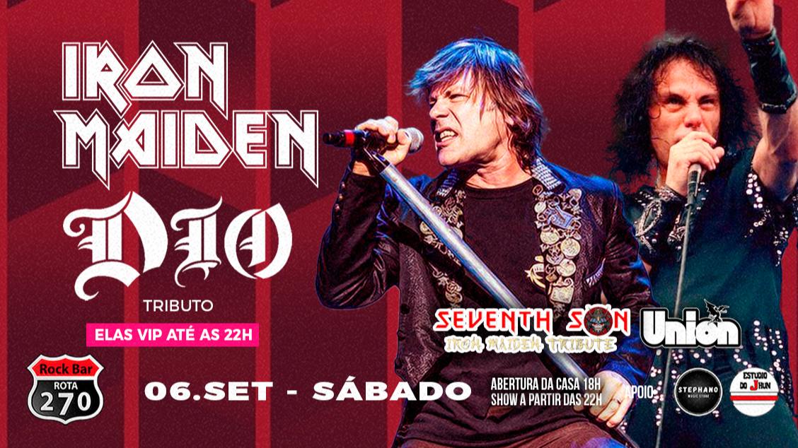IRON MAIDEN TRIBUTO E DIO TRIBUTO NO ROTA 270