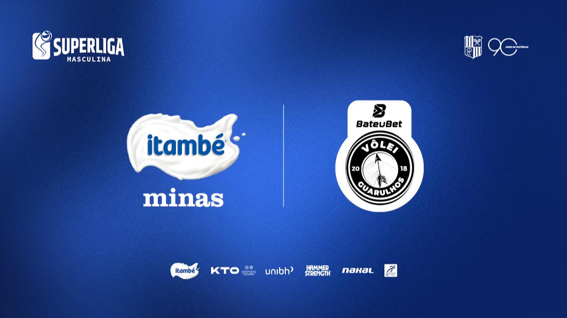 Imagem do evento SUPERLIGA MASCULINA DE VÔLEI 2025 / 2026 - ITAMBÉ MINAS X GUARULHOS BATEUBET