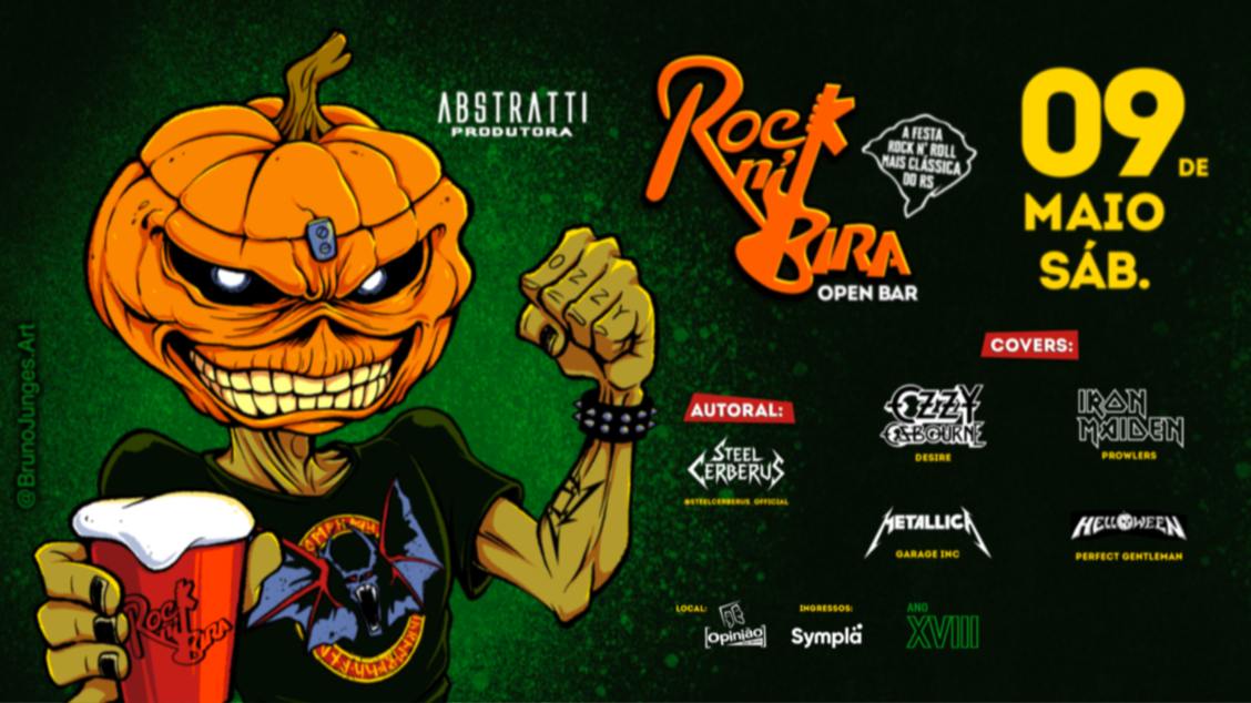 Imagem do evento ROCK N' BIRA - OPEN BAR - 09/05/26