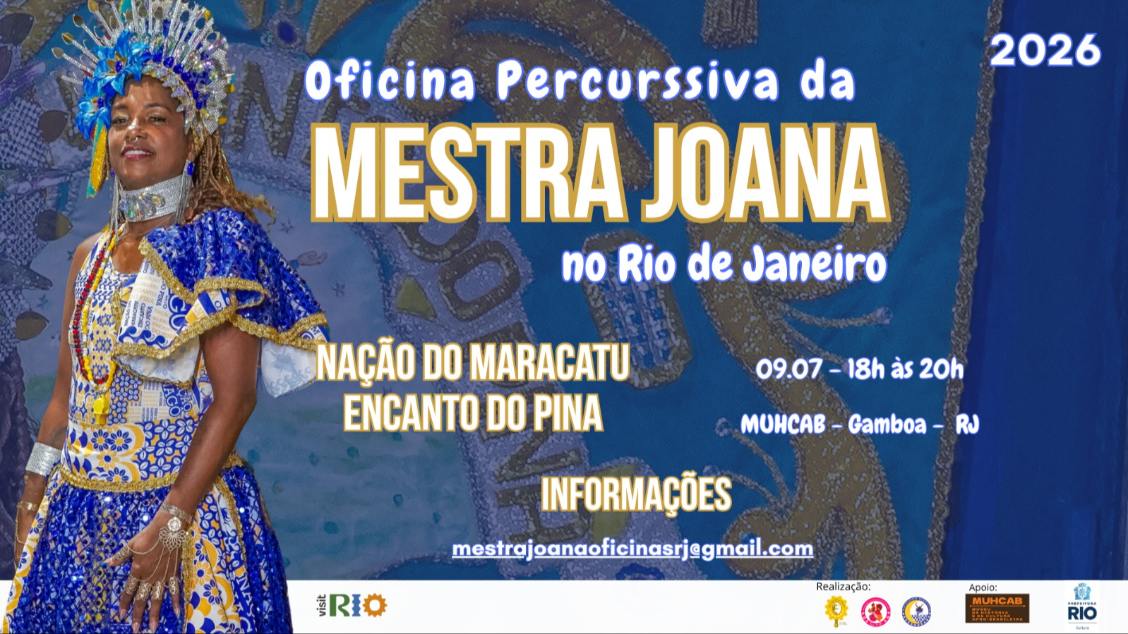 Imagem do evento OFICINA PERCURSSIVA DE MESTRA JOANA
