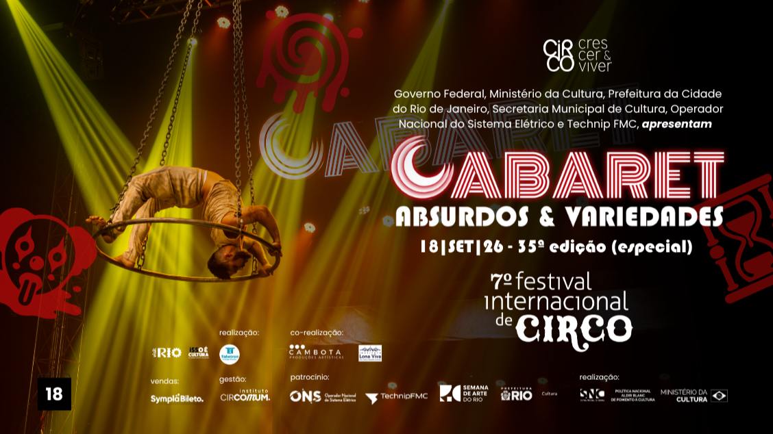 Imagem do evento CABARET .: Edição Festival Internacional de Circo :.