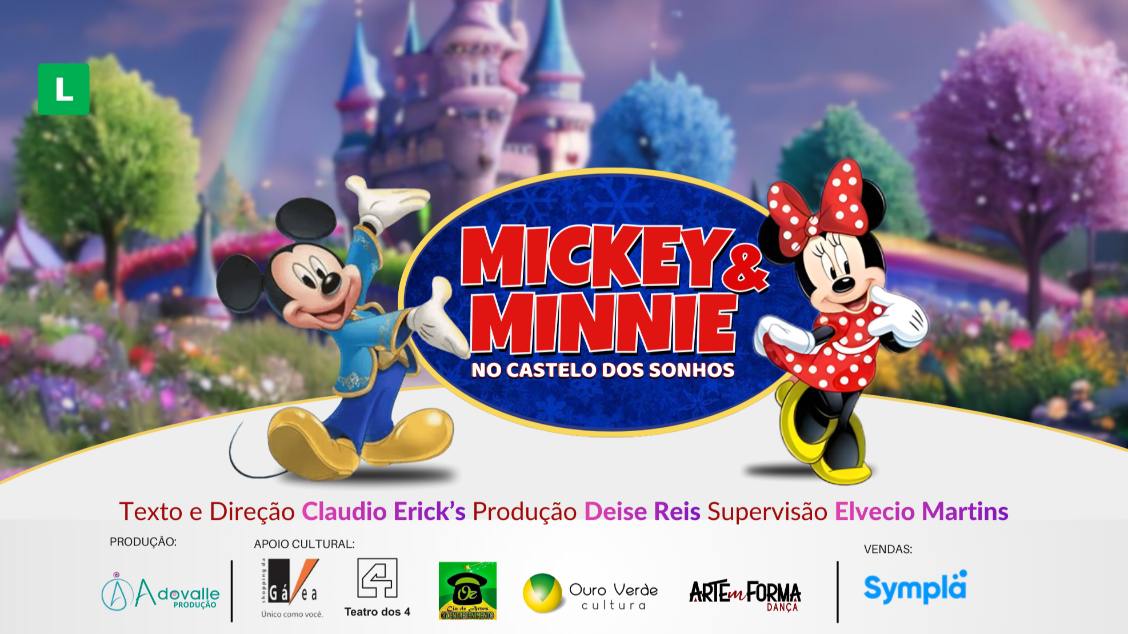 Imagem do evento MICKEY E MINNIE NO CASTELO DOS SONHOS