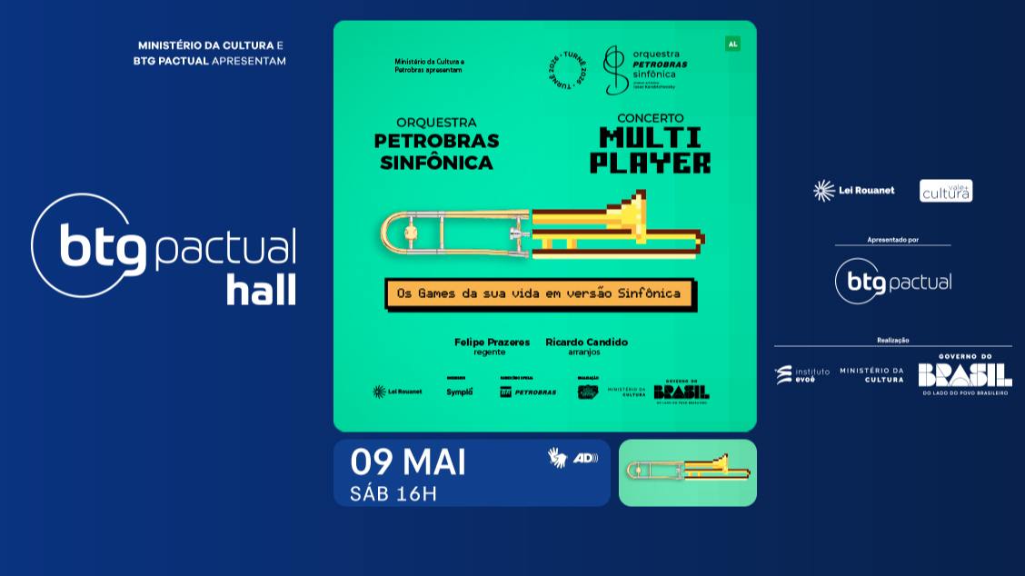 Imagem do evento Concerto Multiplayer apresentado pela Orquestra Petrobrás Sinfônica