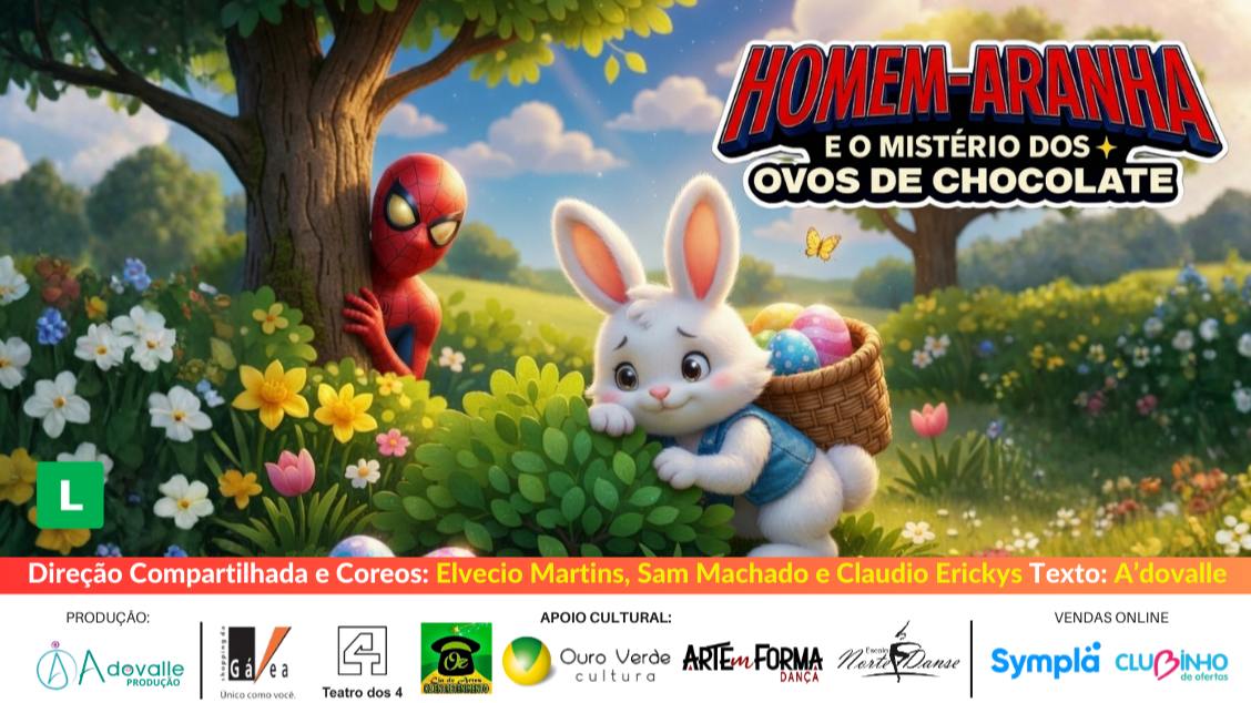 HOMEM ARANHA E O MISTÉRIO DOS OVOS DE CHOCOLATE