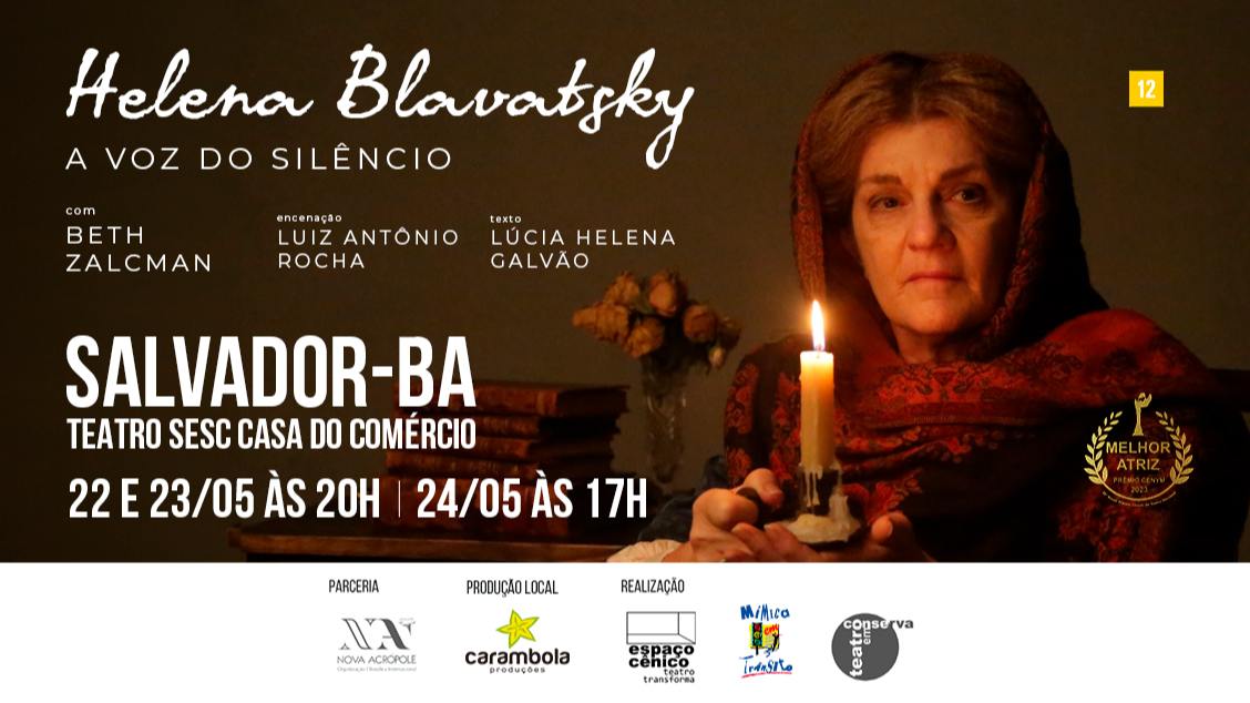 Imagem do evento Helena Blavatsky, A voz do Silêncio