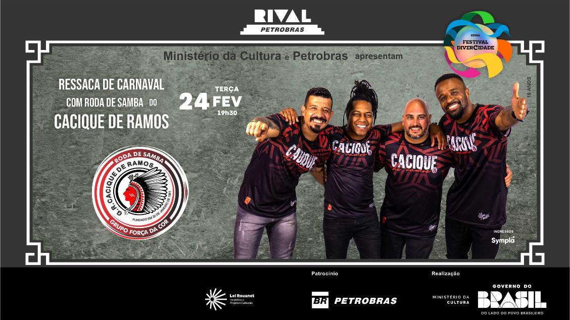 RESSACA DE CARNAVAL COM A RODA DE SAMBA DO CACIQUE DE RAMOS - Rio de Janeiro, RJ