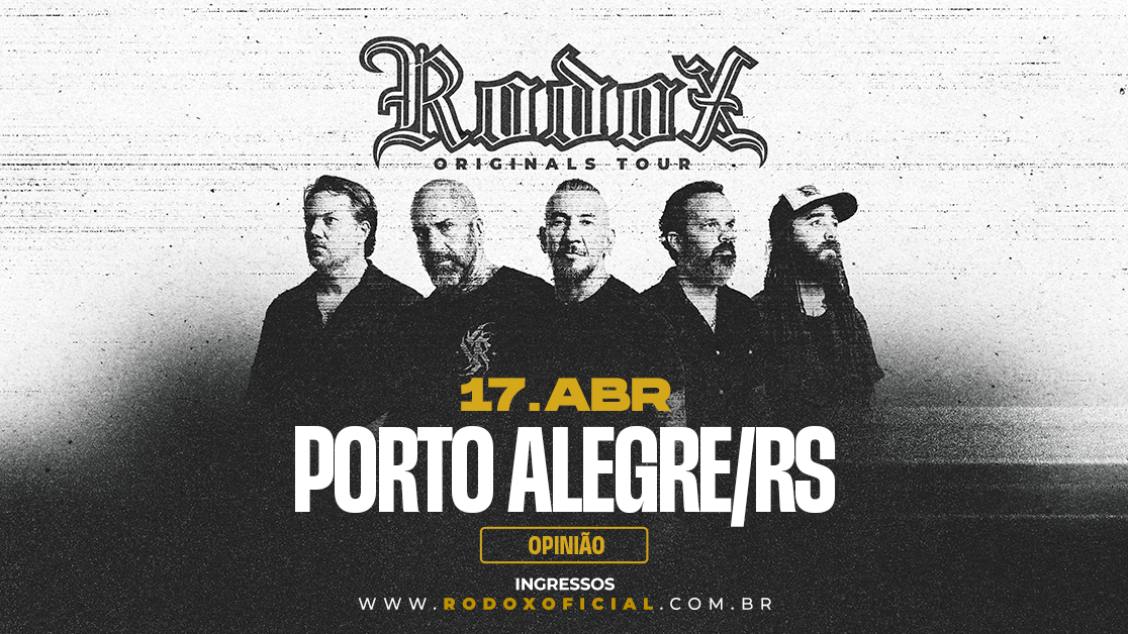 Imagem do evento RODOX  Originals tour - 17/04/26