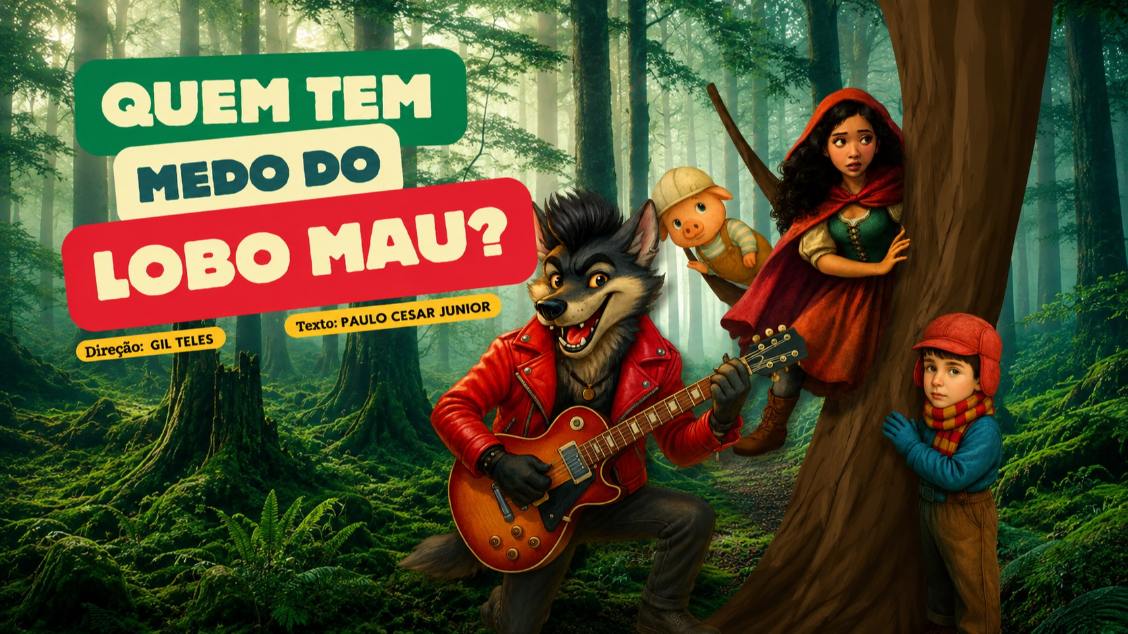 Quem tem medo do Lobo Mau? 23 Agosto Domingo 16h