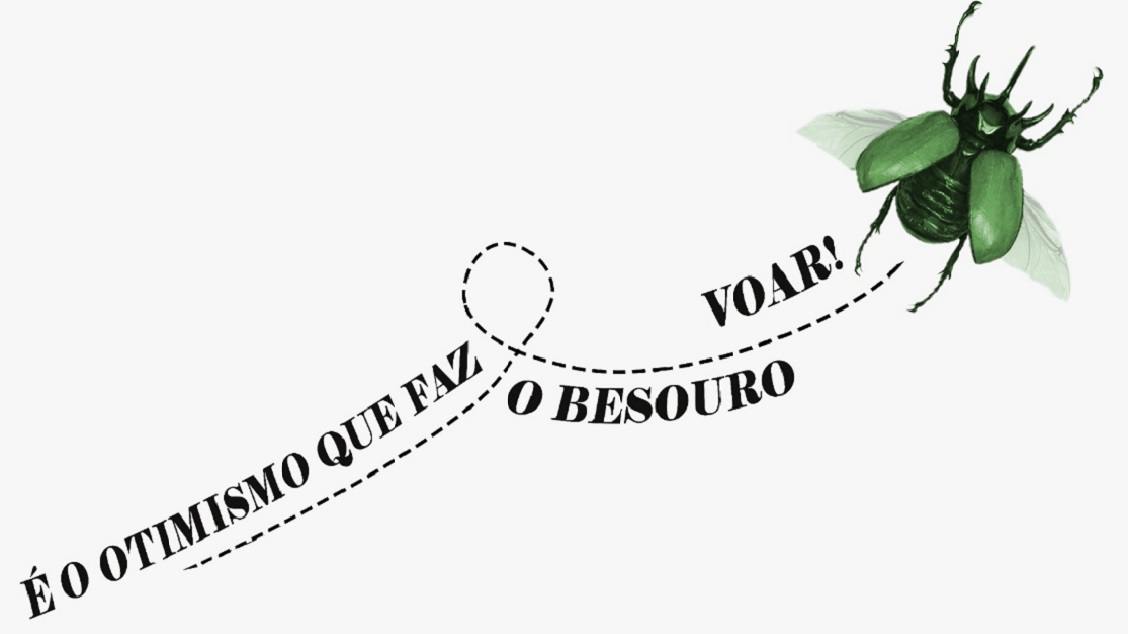 “É O OTIMISMO QUE FAZ O BESOURO VOAR!”