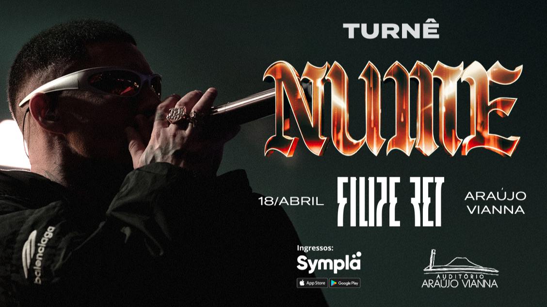 Imagem do evento FILIPE RET TURNÊ NUME - 18/04/26