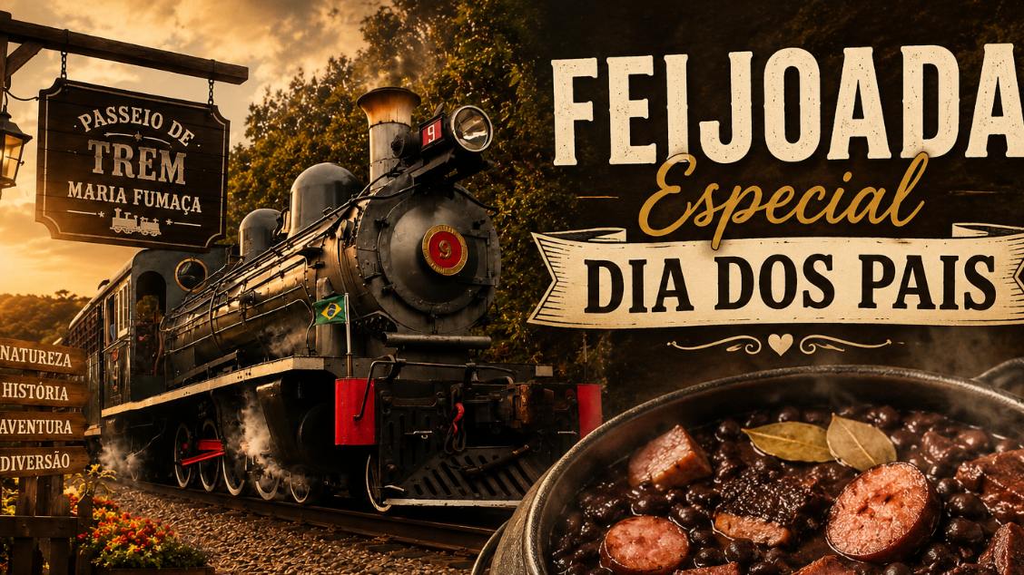 Imagem do evento Passeando de Trem  Feijoada