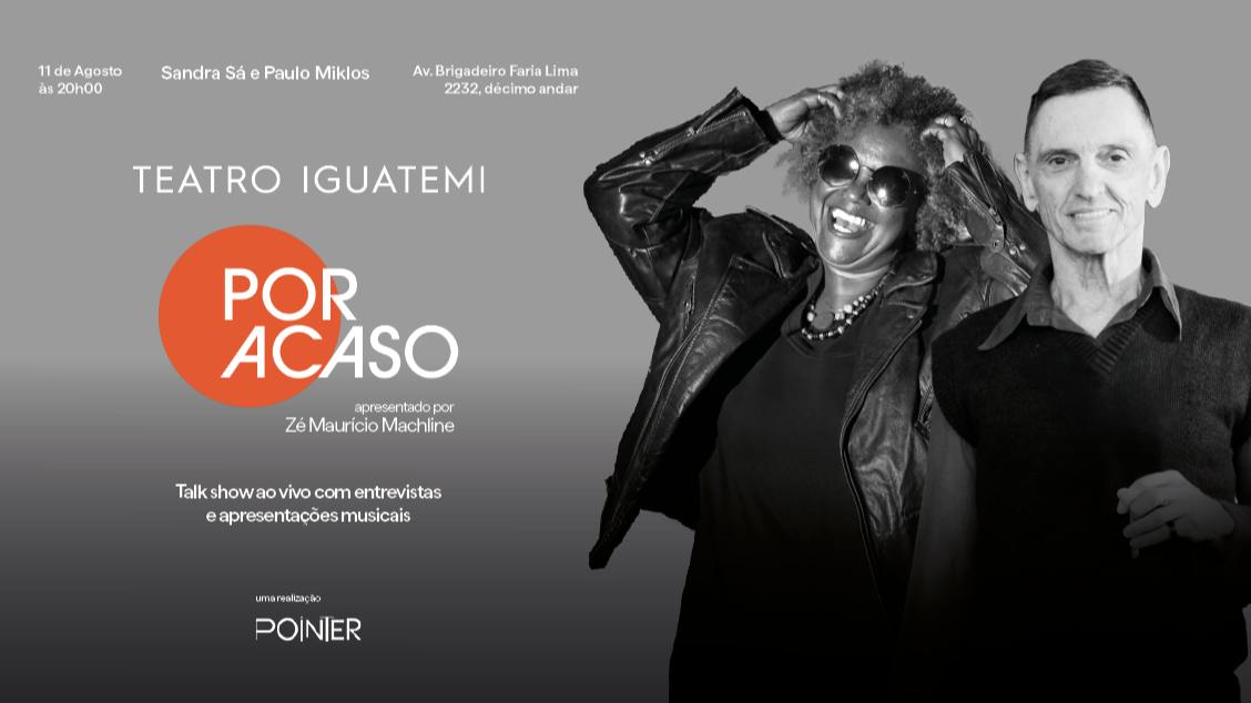 Imagem do evento Por acaso - Sandra Sá & Paulo Miklos - Talk Show 