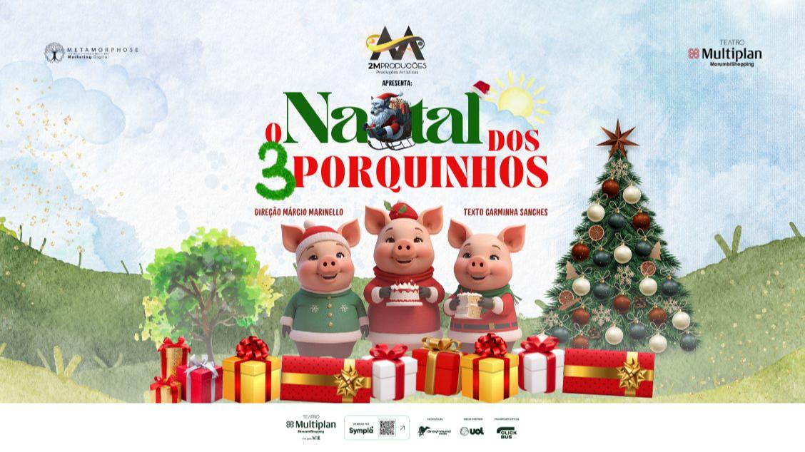 Imagem do evento O NATAL DOS 3 PORQUINHOS