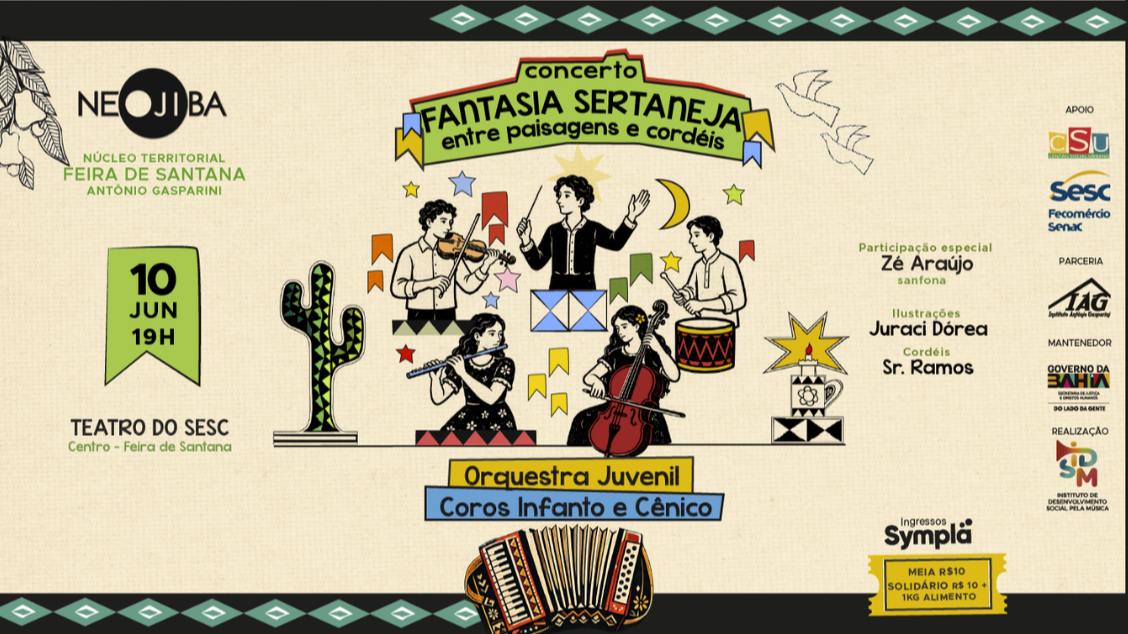 Imagem do evento Concerto Fantasia Sertaneja: Entre Paisagens e Cordéis