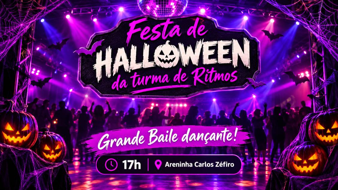 Imagem do evento Festa de Halloween da Turma de Ritmos