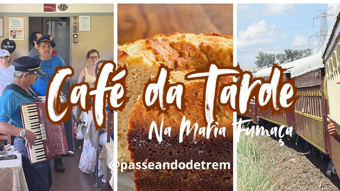 Passeando de Trem Café da Tarde + Degustação Inclusos