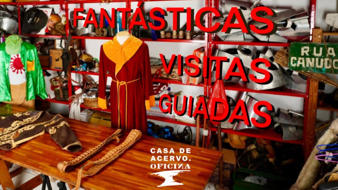 Imagem do evento FANTÁSTICAS VISITAS GUIADAS - Casa de Acervo. Oficina - Figurinos e Objetos