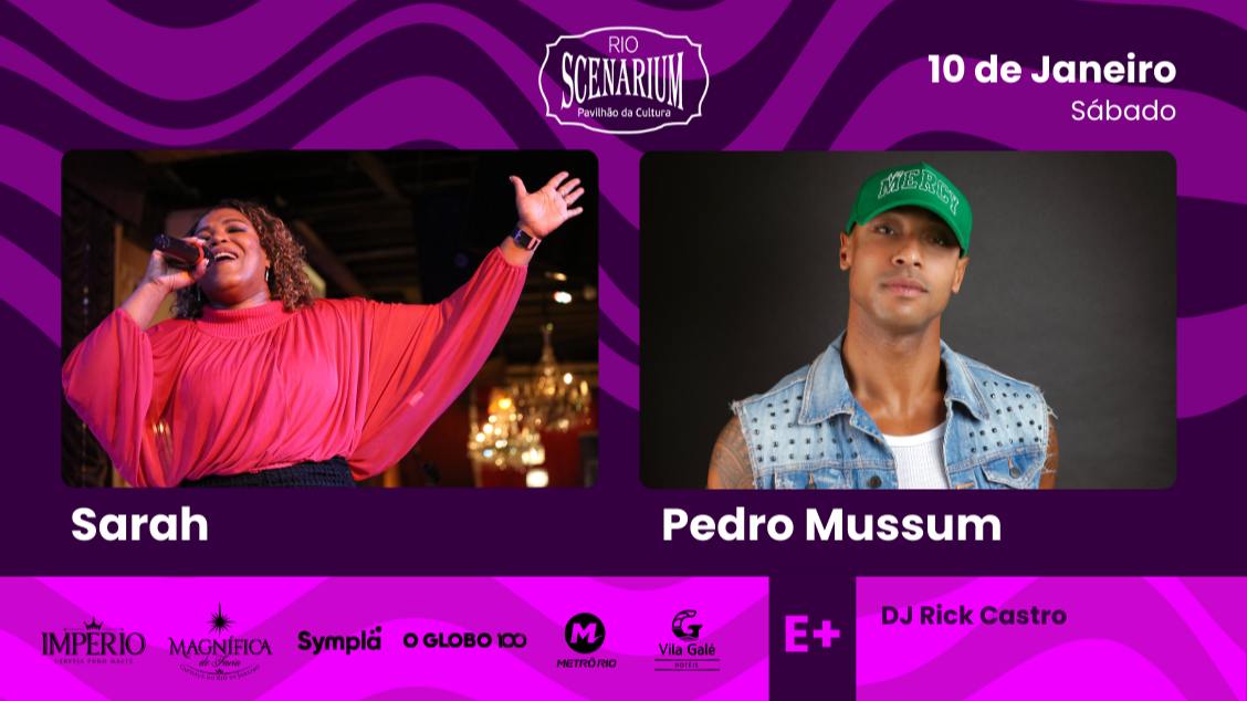 Imagem do evento SARAH NO RIO SCENARIUM  10.01