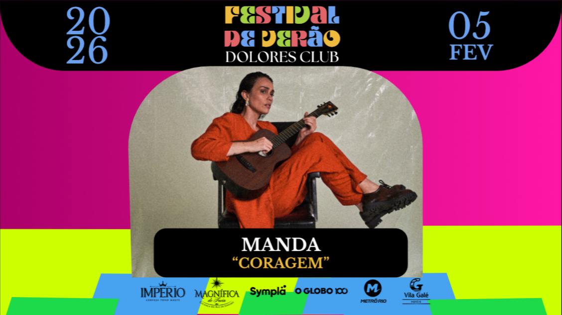 Imagem do evento MANDA canta: 'CORAGEM' 05.02