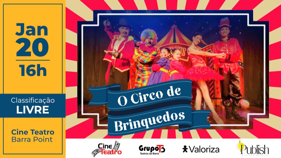 Imagem do evento O CIRCO DE BRINQUEDOS