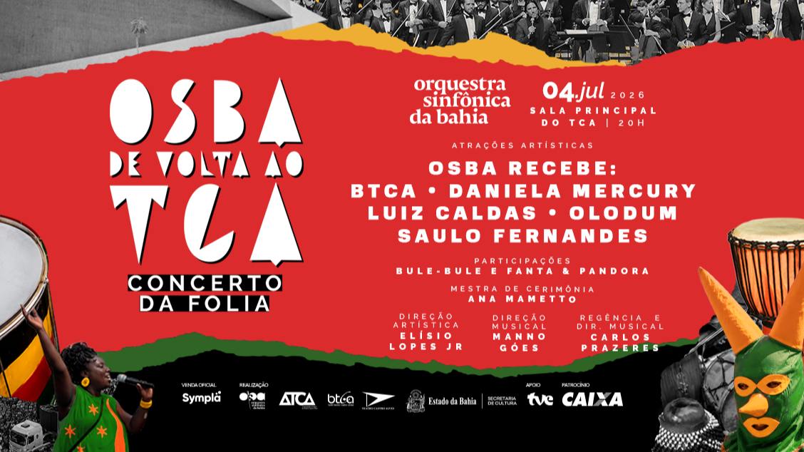 Imagem do evento OSBA de Volta ao TCA - Concerto da Folia 