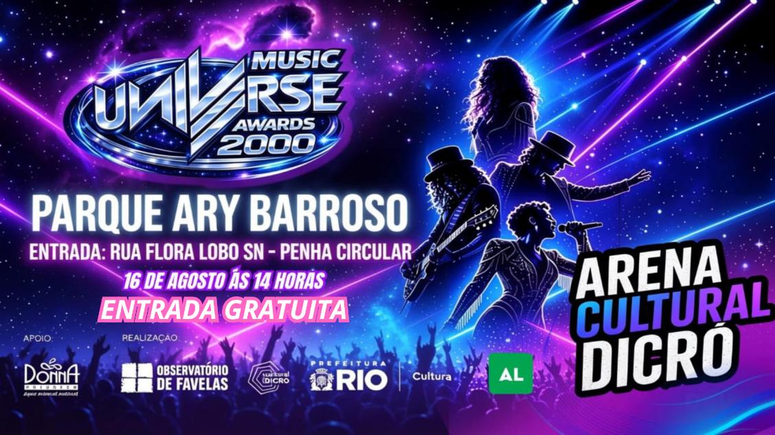 Music Universe Awards 2000 - 16/08 ás 14h - Rio de Janeiro, RJ