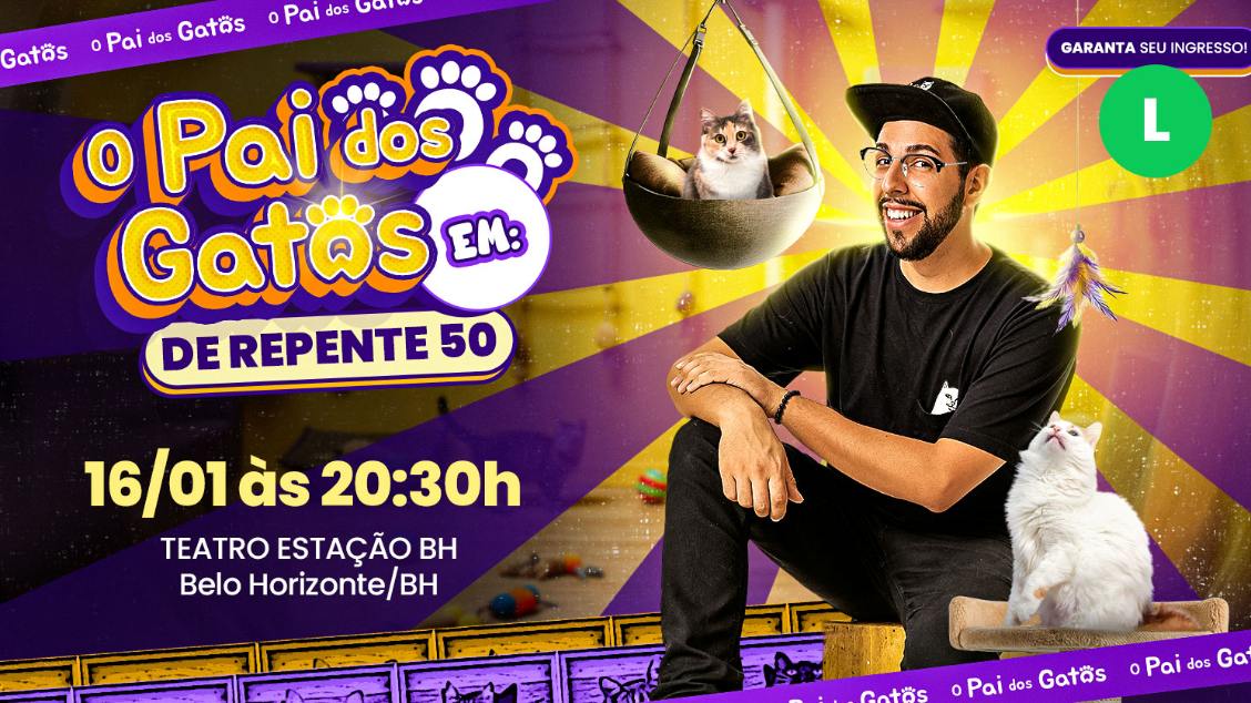 Imagem do evento O PAI DOS GATOS EM DE REPENTE 50