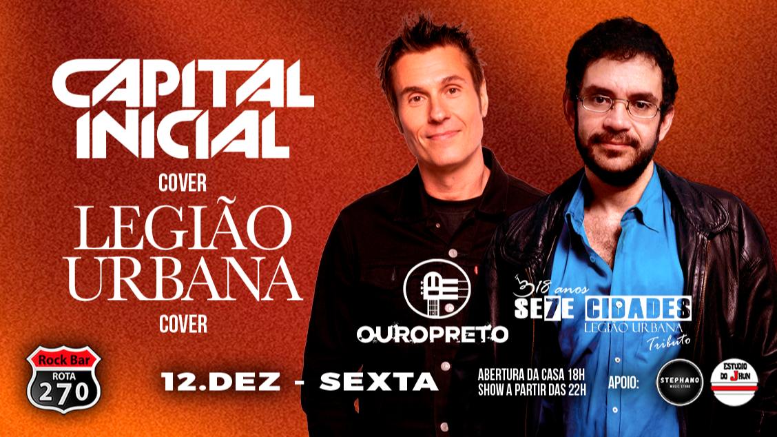 Legião Urbana Tributo e Capital Inicial Cover no Rota em Cotia