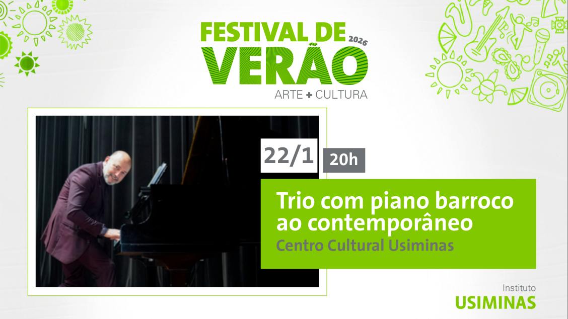 Imagem do evento FESTIVAL DE VERÃO 2026 - TRIO COM PIANO DO BARROCO AO CONTEMPORÂNEO 