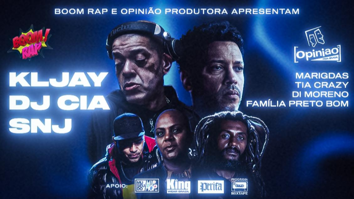 BOOM RAP | KLJ, DJ CIA e SNJ - 25/07/26