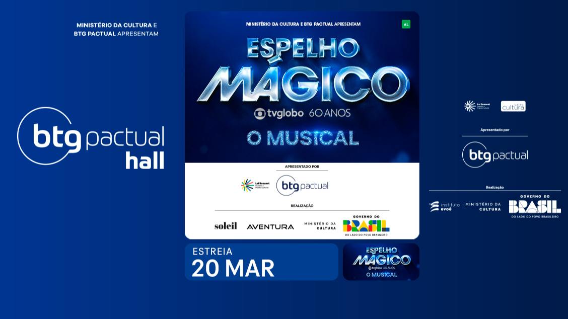 Imagem do evento Espelho Mágico - TV Globo 60 Anos - O Musical