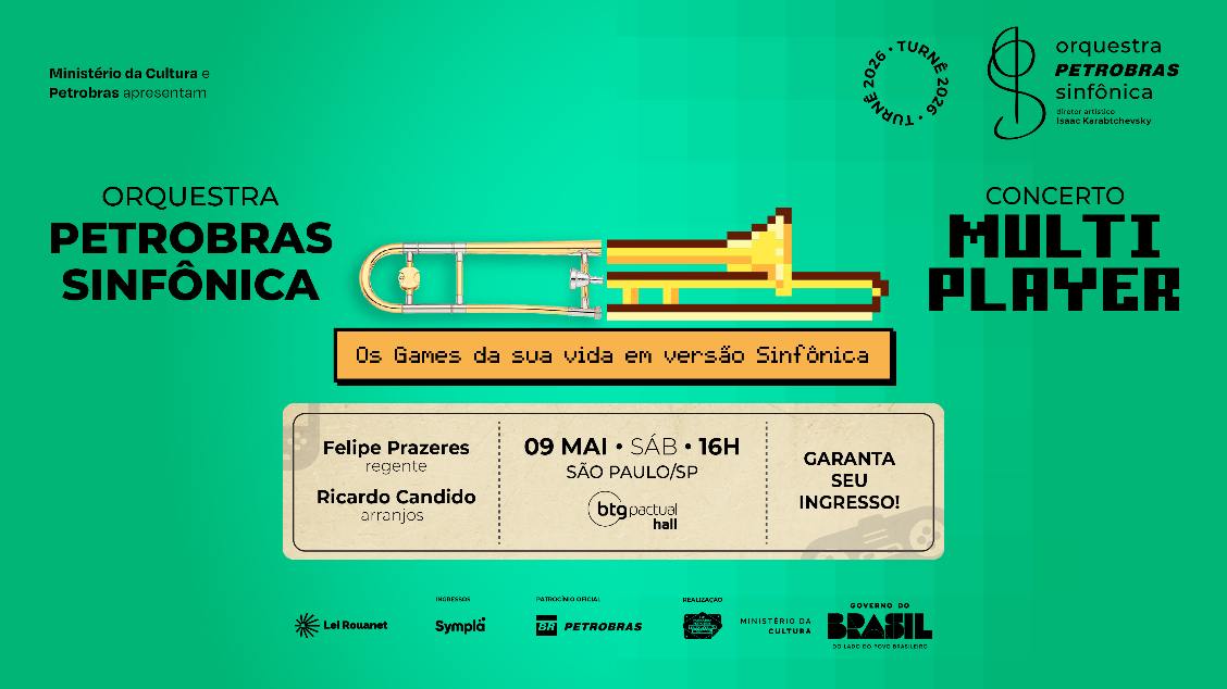 Imagem do evento Concerto Multiplayer apresentado pela Orquestra Petrobrás Sinfônica