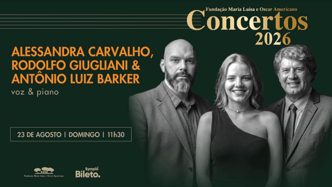 Imagem do evento CONCERTO Alessandra Carvalho, Rodolfo Giugliani & Antônio Luiz Barker