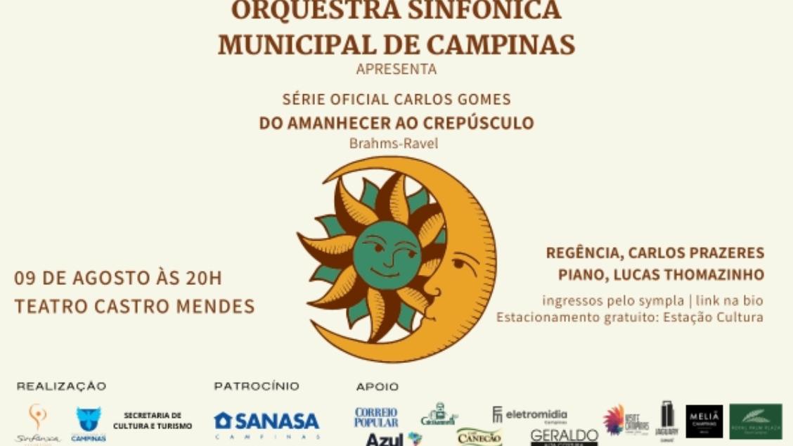 Banner CONCERTO OSMC - SÉRIE OFICIAL CARLOS GOMES - DO AMANHECER AO CREPÚSCULO