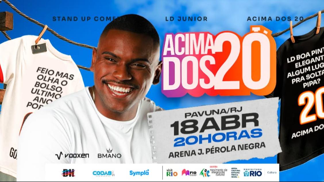 Stand Up com LD JUNIOR ACIMA DOS 20