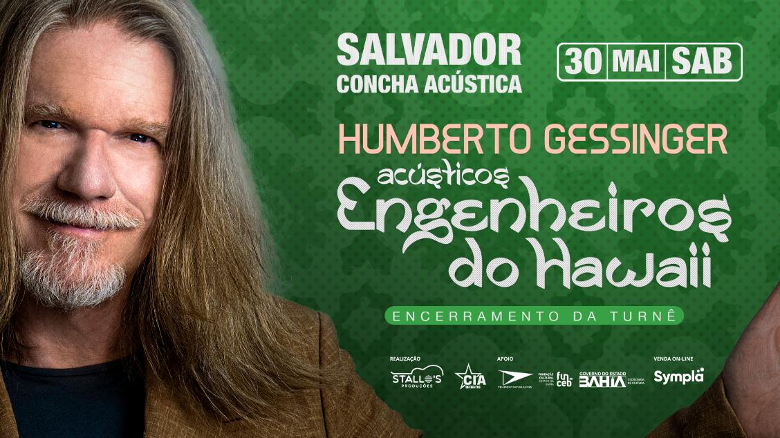 Imagem do evento HUMBERTO GESSINGER - ACÚSTICOS ENGENHEIROS DO HAWAII