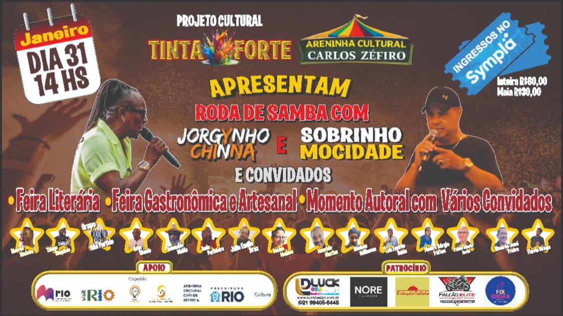 Roda de samba com sobrinho Mocidade e Jorgynho Chinna - Rio de Janeiro, RJ