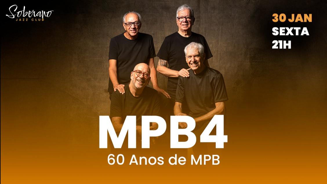 Imagem do evento MPB4 – 60 ANOS DE MPB