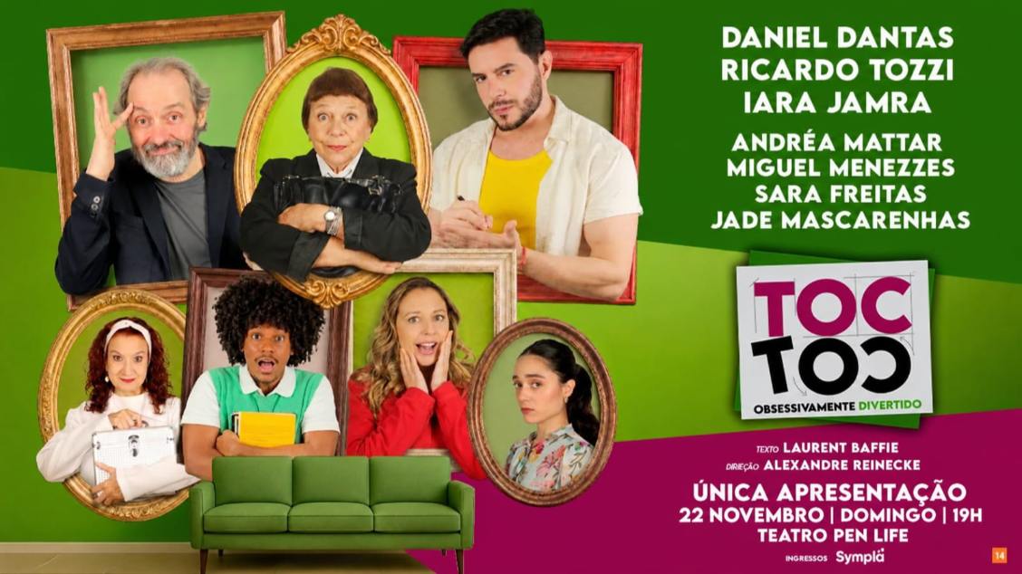 Imagem do evento TOC TOC  Domingo 22 nov.  às 19h